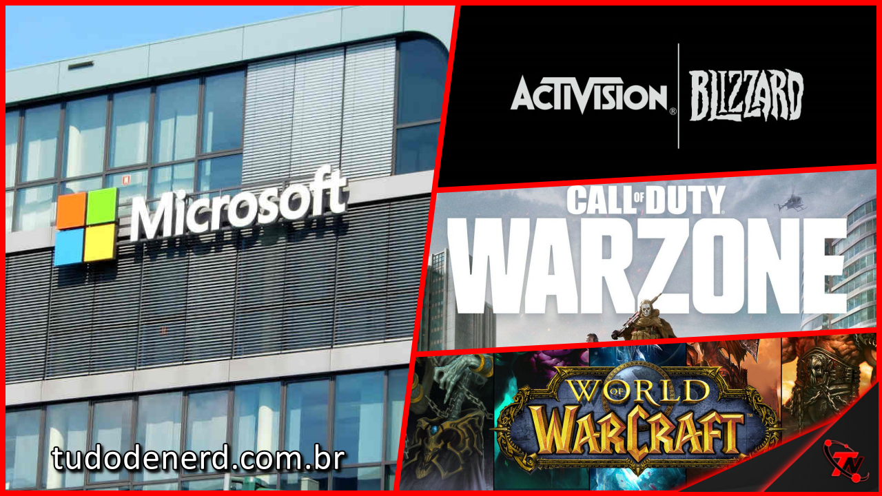 Microsoft Anuncia Compra da Activision Blizzard