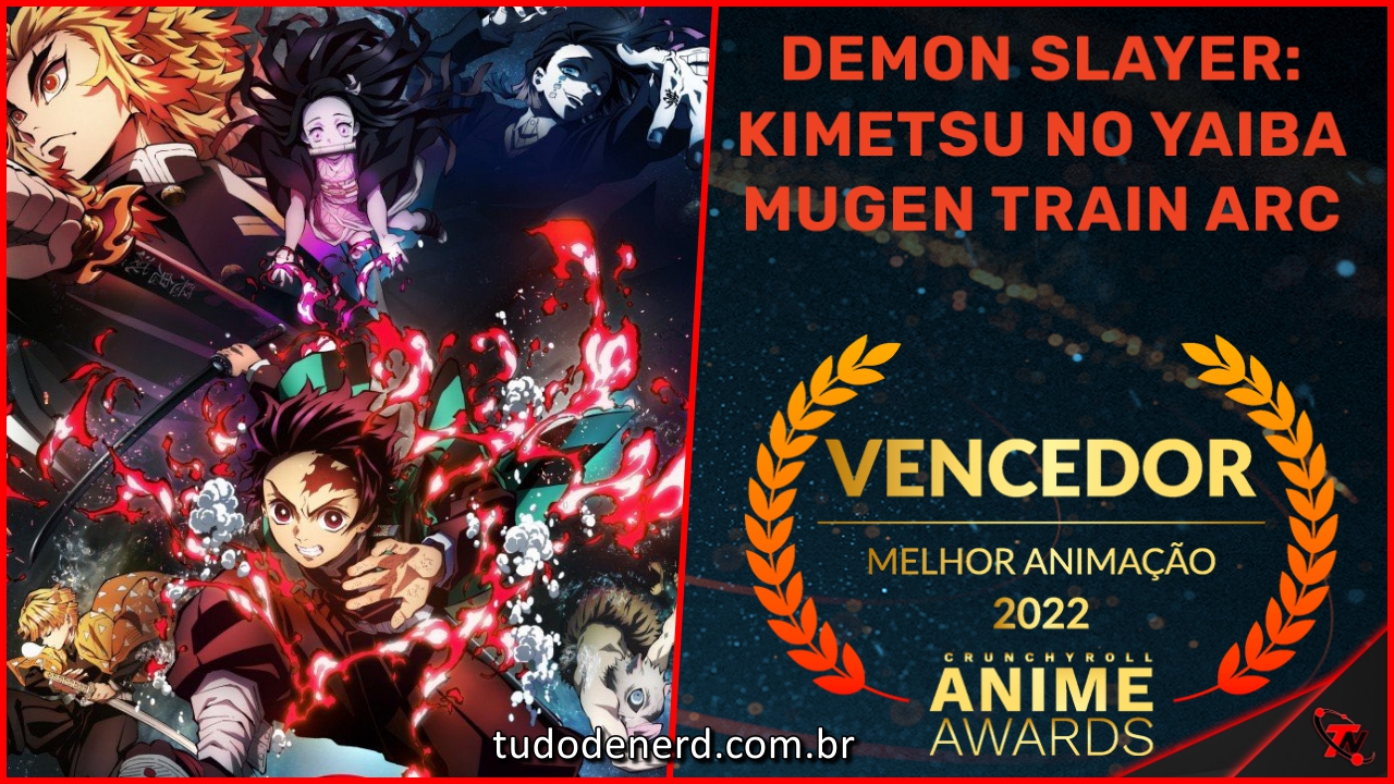 Melhor Animação Demon Slayer Kimetsu no Yaiba Mugen Train